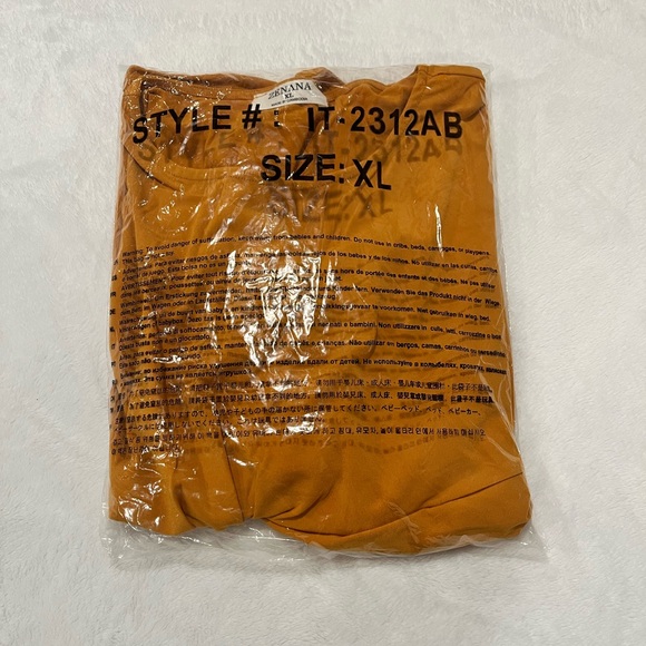 Zenana Yellow/Orange Tank Top - Size XL - Picture 8 of 8